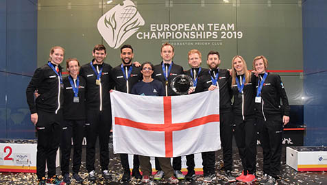 Team England at the European Team Championships 2019